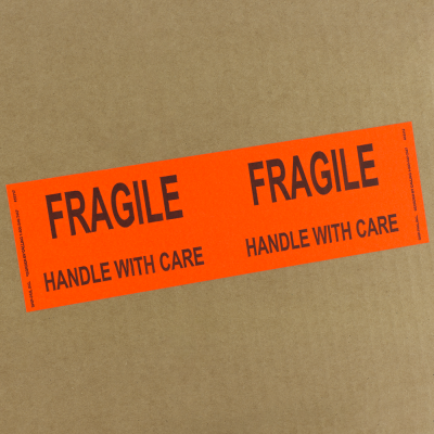 Fragile/Glass Handle with Care Labels - Butt Cut - 18117 - 3x10 Fragile Handle With Care.png